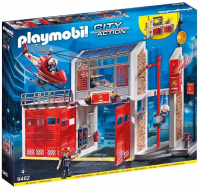 Hopscotch Toys - Play Mobil Fire station play set  
